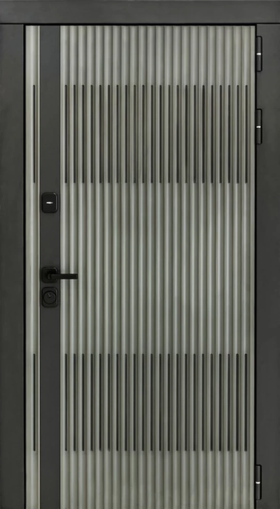 Входная дверь ДвериПРО Elfy ПВХ 10мм Астрод Velutto Bianco DPRO196743 внешняя сторона