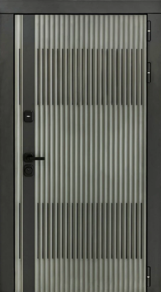 Входная дверь ДвериПРО Elfy ФЛЗ-649 капучино (зеркало) DPRO198137 внешняя сторона