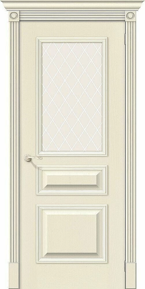Фото Межкомнатная дверь Вуд Классик-15.1 Ivory BR3062