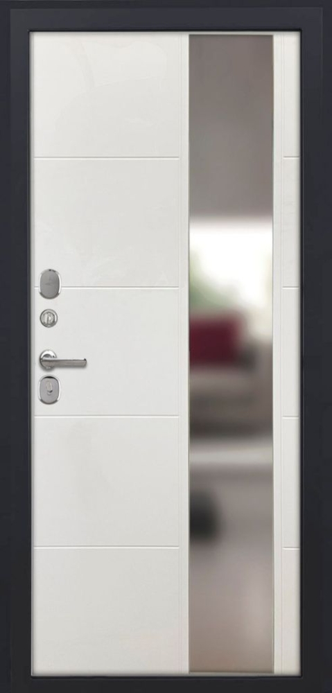 Входная дверь ДвериПРО L-3b ФЛЗ-649 капучино (зеркало) DPRO196797 внутренняя сторона