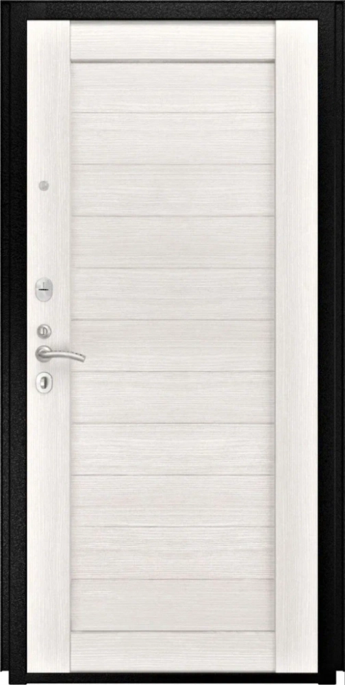 Входная дверь ДвериПРО Аура СБ-3 листв. бел. (21 беленый дуб) DPRO198371 внутренняя сторона