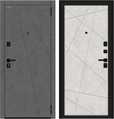 Дверь Браво Граффити-5/SBlack Slate Art/Look Art