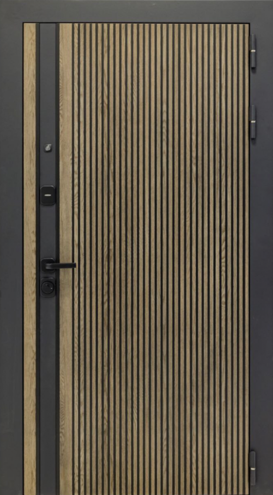 Входная дверь ДвериПРО Rosna Экошпон СБ-3 (16мм, венге) DPRO198334 внешняя сторона