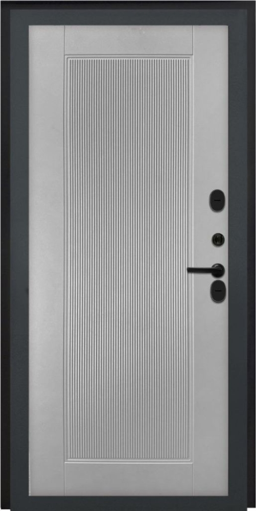 Входная дверь ДвериПРО Д-68 ПВХ 10мм Астрод Velutto Grigio DPRO196761 внутренняя сторона